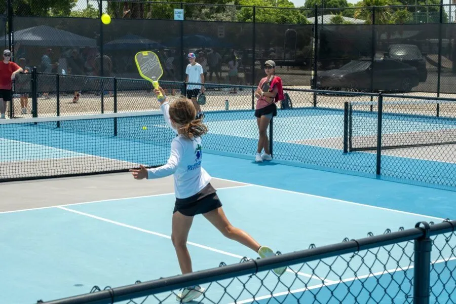 Youth Pickleball Tournament Brings Spirited Competition in Key Largo